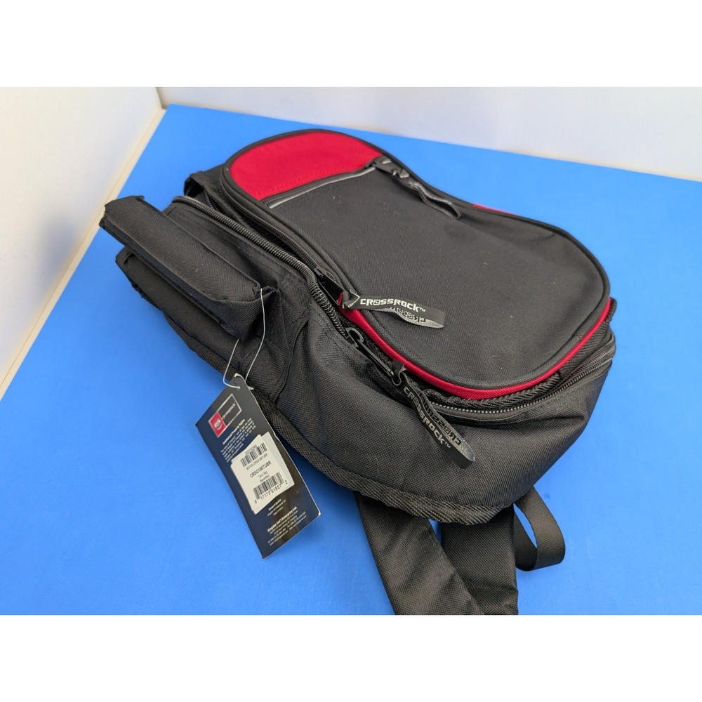 Crossrock Black Red Tenor Ukelele Bag Carrying Case CRSG106TUBR